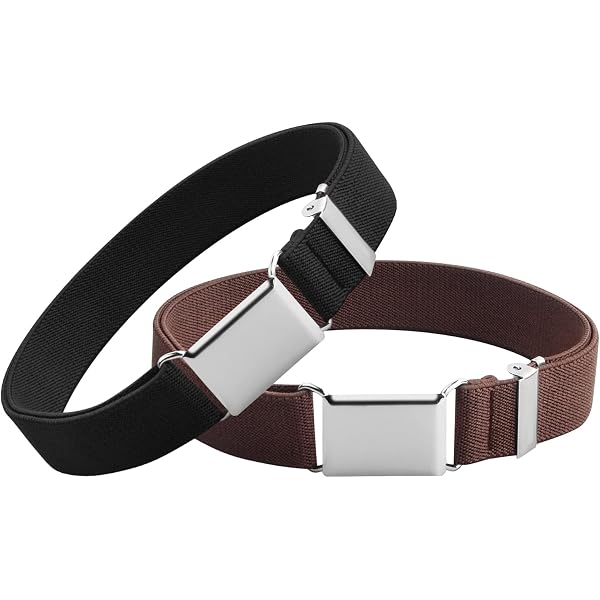 Ceinture Élastique Réglable Pour Enfants Garçons Filles Et Tout-Petits - Sans Nickel, Boucle Plastique - Parfaite Pour Jeans Et Pantalons