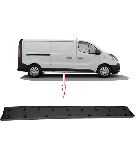 Panneau Moulure Bande Latérale Droit Pour Trafic II, Vivaro A, Primastar 2001-2013 - Ref 8200036075