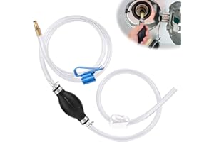 Forhandy Benzinpumpe, 8 mm Handpumpe Wasser Tragbare Kraftstoffpumpe Absaugpumpe Umfüllpumpe Handpumpe Benzin mit 2 m Schlauch Siphonpumpe für Benzin Diesel Kraftstoffe zum Auto/Boot/Kart/Motorrad