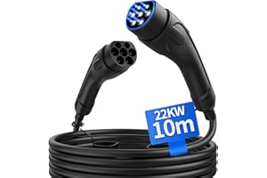 JOYCHARGE Typ 2 Ladekabel 22KW 10M 32A, IP55 Wasserdicht Auto Ladekabel Typ2 3 phasig, Mode 3 Ladekabel für jedes Elektroauto