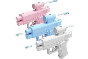 GENERISCH Prank Water Gun, Reverse Water Gun with Back Spray Function, Rick Water Gun with Two Spray Modes, Prank Gun for Adults, Hilarious Novelty Toy for Parties & Summer Fun