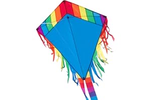 CIM Cometa - Maya Eddy Blue - por niños con Edad a Partir de 3 años - 65x72cm - Cordón y Cola de la Cometa incluidos