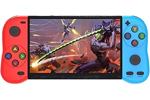 HLF 5.1 " HD Screen Vintage Game Conception de la Forme de la poignée 12000 Jeux intégrés Sortie HDMI Batterie de Recharge de Livres MP4 mp3 Consol Jeu Console Enfant Console Jeux Portable