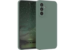 EAZY CASE - Silikonhülle für Samsung Galaxy A56 5G Hülle Silikon Case weich stoßfeste Handyhülle Schutzhülle mit Kameraschutz Dünn Premium Schutz Cover TPU Phone Bumper in Dunkelgrün
