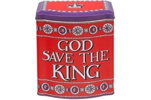Elite Gift Boxes Emma Bridgewater - God Save The King Bow Fronted Caddy Tea Caddy 141 X 104 X 152mm, ROY3189