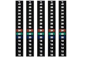 BREW2BOTTLE Home Brew Online 5 Pack - Stick-on LCD Thermometer