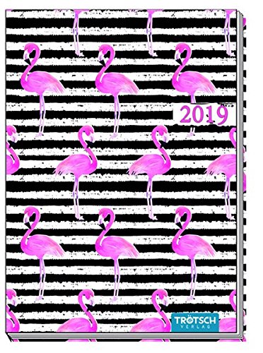 Taschenkalender Flamingo A7 2019 Buchkalender Taschenterminer