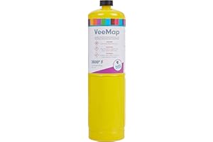 Mark Vitow MAPP Map Gas Plus Cylinder, Yellow, 453 g