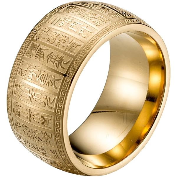 JAJAFOOK Men's 316L Stainless Steel Ring – Gothic Tree Of Life Design, Black Silver - View #2