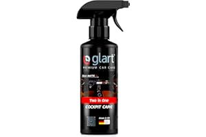 Glart 45CP Cockpit Care 500ml - for car interior plastics - satin finish, UV protection, odorless - anti-static and nourishing - for cockpit, door panels, center console.