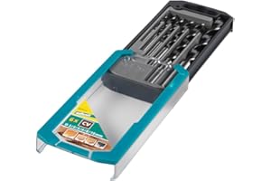 wolfcraft 8635000 Lot de 6 Forets pour bois ø 3/4/5/6/8/10 mm Vert