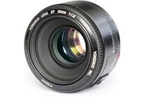 YONGNUO YN50MM Objectif Principal Standard YN50mm F1.8 Objectif Autofocus à grande Ouverture pour Appareil Photo Reflex Numérique Canon EF Mount Rebel