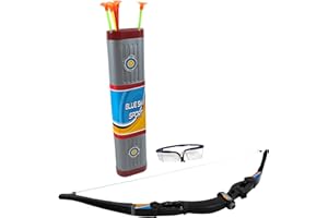 BLUE SKY - Set de Tiro con Arco - Juego de Habilidad y Aire Libre - 189094 - Multicolor - Plástico - 52 cm x 21 cm - Juguete Infantil - Blanco - Flechas - Arco - A Partir de 6 años