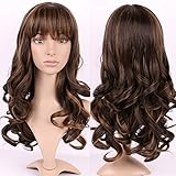 Tipo de Pelo: 100% cabello sintético de alta calidad resistente al calor, sedoso y glamour de cabello humano.