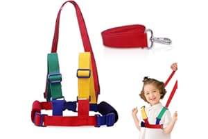VIKSAUN Walking Harness and Safety Leash Anti-Lost, Baby Safety Walking Harness Child Toddler Child Rope Leash Walking Hand Belt, Anti-Lost Rope for Children, Safety Wrist Link, Baby Leash