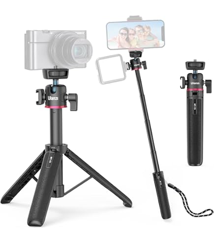 2m Stativ für Actioncam 210cm kompatibel mit DJI Osmo