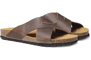 TONI PONS GOL-PE - Sandalia cruzada tipo BIO para hombre elaborada en piel engrasada.