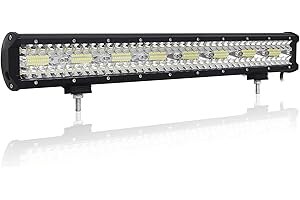 Projecteur de travail LED Willpower 23" 58 cm 480 W 12/24 V étanche pour véhicule tout-terrain, tracteur, feu supplémentaire, recul