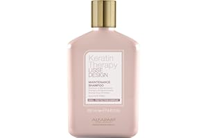 Alfaparf Milano Keratin Therapy Lisse Design, Shampoo di Mantenimento a Base di Cheratina e Collagene Vegetale, Deterge e Districa i Capelli, Prolunga i Risultati Post Trattamento Lisciante, 250ml