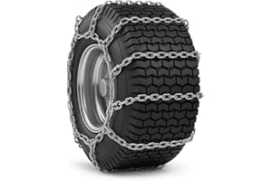 ‎SWS FORST GMBH SWS Forst GmbH 1 Satz Schneeketten für Rasentraktoren & Spezialfahrzeuge (18x8.50-8) – Leiterkette aus Manganstahl – langlebige Traktionshilfe für Winter & Gelände