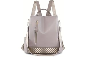 ZanWise Bolso Mochila Antirrobo Mujer Bolsa Viaje o Día a Día Mochilas Convertibles, Bolsa Impermeable, Compartimentos para Tablet y Teléfono - Regalos Originales para Mujer