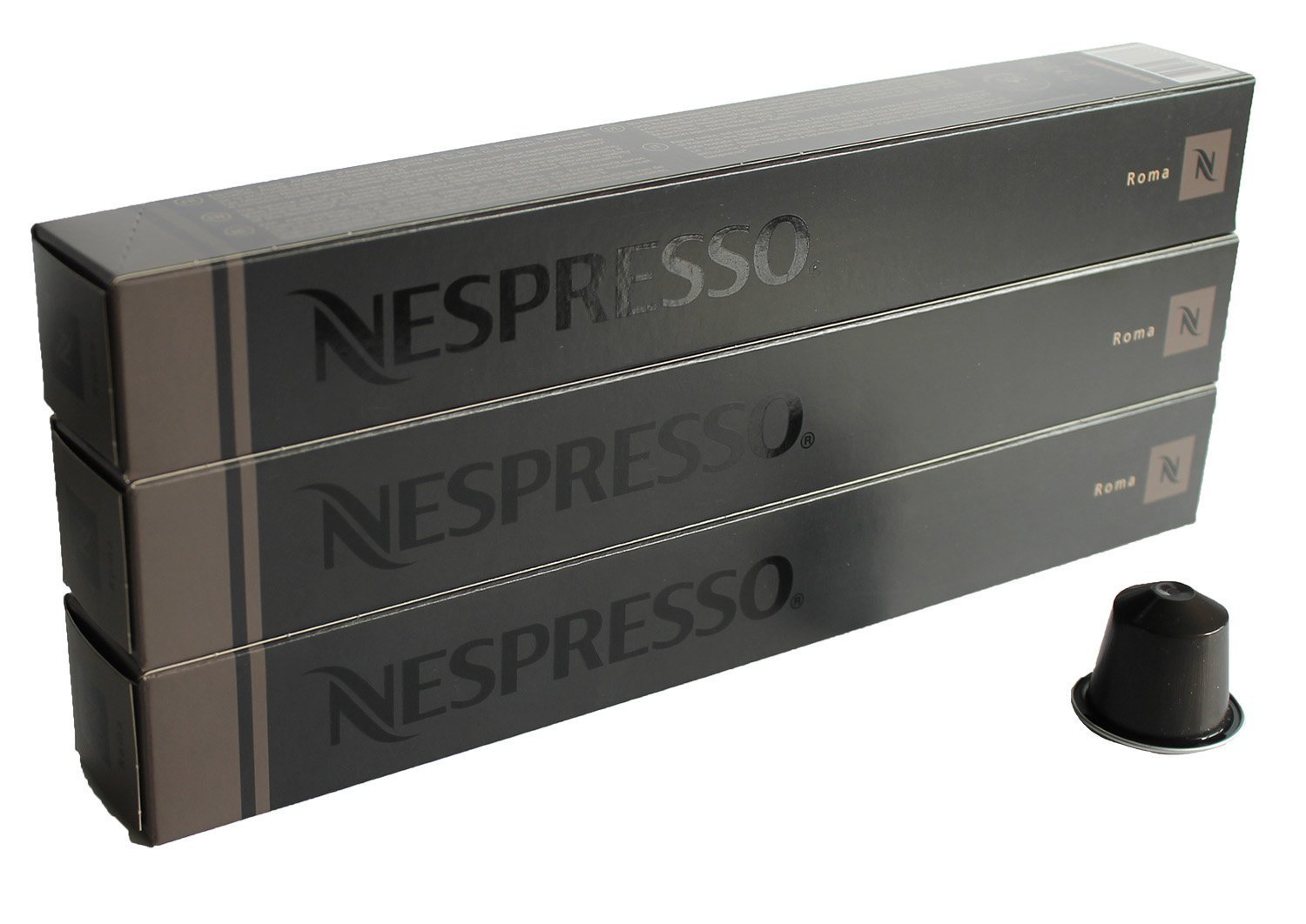 Nespresso Roma Coffee Capsules (30 Pods) - 3 Sticks, 310 Gram