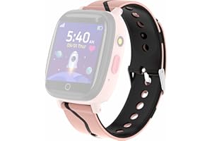 BAUISAN Ersatzarmband für Smartwatch Kinder, Silikon Armband 20mm Kompatibel mit BUAISAN Smart Watch Uhr X11, Uhrenarmband Ersatz Zubehör für Kinderuhr
