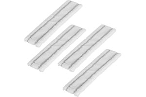 GIGIIS Ricambio in Microfibra di Ricambio Compatibile con Kärcher WV1 WV2 WV5 Accessorio per Aspirapolvere per Finestre, 27,5 x 7 cm Rimuove Efficacemente Sporco e Strisce 4 Pezzi