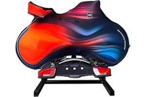 VELOSOCK Bicycle Cover for Car Racks Motion Wave - Full Bike Protection, Travel-Friendly, Water-Resistant, and Durable - for ROAD bikes