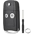 2 button Flip Car Key Fob Case Replacement For Honda CRV Civic Accord Jazz HRV ECT Key Cover Housing With Screwdriver key Ring