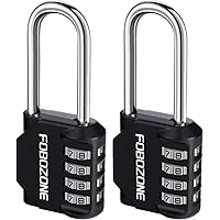 2 Pack Combination Padlock, 2.6 inch Long Padlock Locker Locks ...