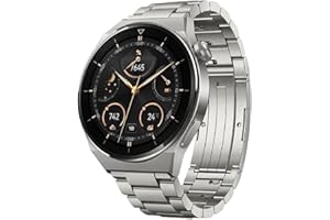 ‎HUAWEI HUAWEI WATCH GT 3 Pro 46 mm Smartwatch, tytanowa obudowa, tryb swobodnego nurkowania, wytrzymała bateria, szybkie ładowanie bezprzewodowe,połączenia Bluetooth, tytanowy
