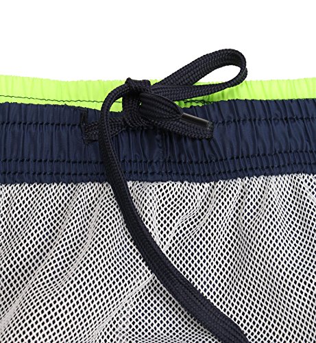 Surenow Herren Männer Jungen Kurze Hose Surfshorts Stammbadebekleidung Badeshorts Badehose Beachshorts Boardshorts - 5