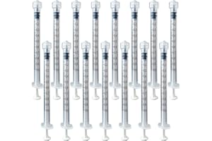 GENERIC Medi+Express 1ml Luer Lock Syringe Pack of 100 Sterile Individually Sealed Medicine Syringe 1ml | Silicone Oil & Rubber Free 1ml Syringes without Needle for Medical, Mesotherapy, Home Care, Tube