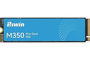 ‎BIWIN BIWIN M350 PCIe 4.0 NVMe M.2 SSD 1TB - Bis zu 6000MB/s - Gen4x4 Interne Solid State Drive - Kompatibel mit Desktops/Laptop/Mini-PC