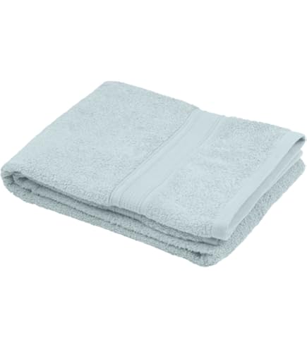 Asciugamano Da Bagno Essential - Cotone 100%, 50x90 Cm, Colore Celadon, Orlo Piegettato