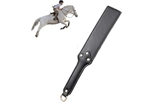 WanderGo Horse Riding, Riding Crop Whips for Adults for Outdoor Sports, Soft PU Leather Equestrian Whip Hand Paddle for Horse Daily Training