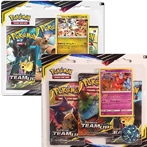 Price Toys Pokemon TCG: Sol y la Luna 9 se unen Blister 3-Pack Elige Deoxys o Necrozma (Deoxys y Necrozma)