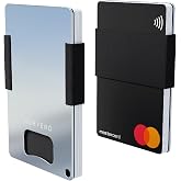 Metal Kartlık & C&uuml;zdan - MACERACI - BASİC (V1)- NFC & RFID Korumalı - Paslanmaz &Ccedil;elik - Siyah | Kişiselleştirilme Olmayan Ver