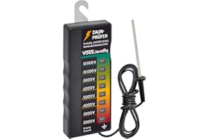 VOSS.farming Testeur de clôture "12KV" 8 niveaux (2000 à 12000V)