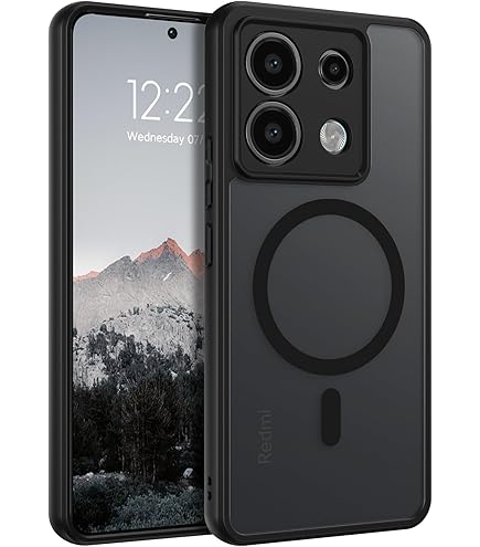 YUECXIN MagSafe Hülle Für Xiaomi Redmi Note 13 5G – Ultra-dünn, Matt, Stoßfest Mit Magnet Für Kabelloses Laden (weiß)