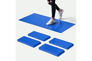 BONIKLUBA Alfombrilla adhesiva para zapatos, 45 x 90 cm, 120 hojas adhesivas, para la construcción, hospital, laboratorio, animales domésticos, azul