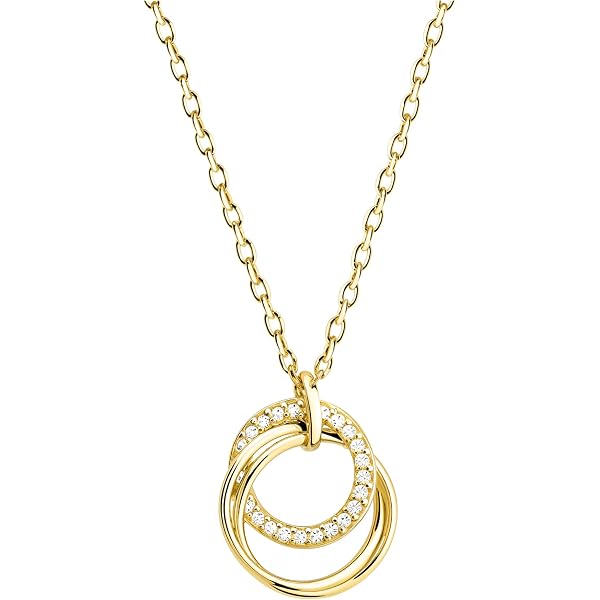 Collar De Plata De Ley 925 Con Circonita Oval - Sofia Milani, Regalo Elegante Para Mujer, Hipoalergénico