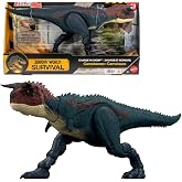Mattel Koşup ısıran ve k&uuml;kreme sesleri &ccedil;ıkaran Mattel Jurassic World Muhteşem Saldırı Carnotaurus dinozor aksiyon fig&uuml;r&uuml;, dij