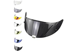 EvoParts Visier Hj-26 für Helm Hjc Rpha 70 - Rpha 11 Pinlock ready und tear off ready (schwarz 80%)