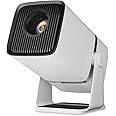 WZATCO Yuva Go Plus, Full HD 1080p Native, Android 13.0 Smart Home Projector 4k Ultra HD, 180 Rotatable, Auto & 4D Keystone, Netflix, Prime etc, WiFi 6 & BT, Screen Mirroring, Portable, White