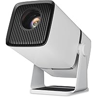 WZATCO Yuva Go Plus, Full HD 1080p Native, Android 13.0 Smart Home Projector 4k Ultra HD, Rotatable Design, Auto & 4D Keyston