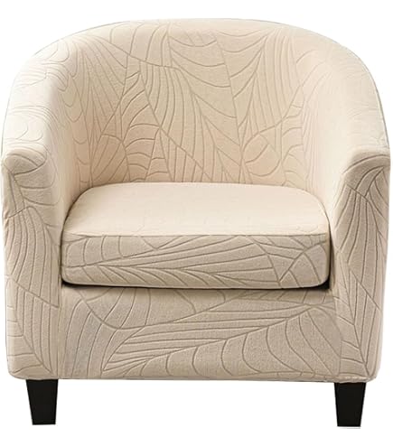 Housse 2 Pièces Pour Fauteuil Club (style Tullsta) - Velours Extensible - Protection Et Relooking - Lavable Machine
