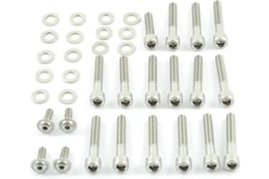 Tech-Parts-Koeln Variomatikschrauben Vario Deckel Piaggio Motor 36 Teile Edelstahl Gilera Runner Nrg Aprila Sr 51