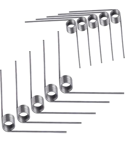 10 pezzi di molla di torsione in acciaio per molle da 65 Mn per mano destra, 1.8 mm x 20 mm, 3-9 giri, 60 gradi